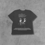 ER Abnormalities In Eye Contact Washed Black T-Shirt - Image 2