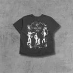 ER Vestiaire Pour Dames Washed Black T-Shirt - Image 2