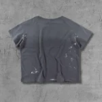 ER Distressed Logo Gray T-Shirt - Image 2