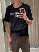 ER Distressed Black T-Shirt - Image 3